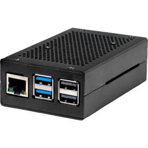 JYT Aluminiumgehäuse für Raspberry Pi 5 (schwarz)