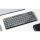 Keychron K3 Max (grau/orange, DE-Layout, Gateron Low Profile 2.0 Mechanical Red, Hot-Swap, Aluminiumrahmen, RGB)