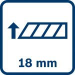 Bosch Power Tools Cutter-Messer Professional, 18mm (blau, für Abbrechklingen)