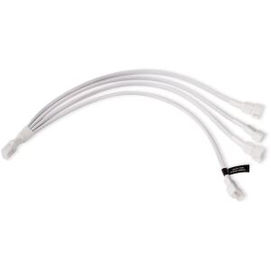Alphacool Y-Kabelsplitter 4-Pin auf 4x 4-Pin PWM, 30cm (weiß)