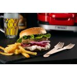 Ariete Hamburger-Grill Party Time (rot/silber, 1.200 Watt, 50s Style)