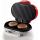 Ariete Hamburger-Grill Party Time (rot/silber, 1.200 Watt, 50s Style)