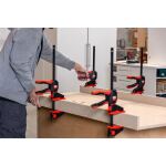 Bessey Einhandzwinge mit drehbarem Griff EZ360-45 (schwarz/rot, 450 / 80)