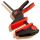 Bessey Einhandzwinge mit drehbarem Griff EZ360-45 (schwarz/rot, 450 / 80)