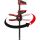 Bessey Einhandzwinge mit drehbarem Griff EZ360-45 (schwarz/rot, 450 / 80)