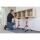 Bessey Decken-und Montagestütze STE90 (silber/rot, 575mm - 910mm, mit Pumpgriff)