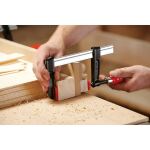 Bessey Temperguss-Schraubzwinge TPN20B6BE (rot/schwarz, 200 / 60)