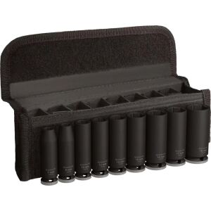 Bosch Power Tools PRO Impact Steckschlüsseleinsatz-Set 3/8", 9-teilig (schwarz, tief)