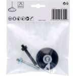 Bosch Power Tools Stützteller 50mm mit R-Typ Aufnahme (schwarz, Quick Lock, für GWG 12V-50 S Professional)