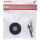 Bosch Power Tools Stützteller 50mm mit R-Typ Aufnahme (schwarz, Quick Lock, für GWG 12V-50 S Professional)
