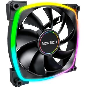 Montech AX140 PWM 140x140x25 (schwarz, 140 mm)