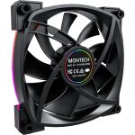 Montech AX140 PWM 140x140x25 (schwarz, 140 mm)