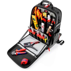 Knipex Werkzeugrucksack Modular X18 Elektro (schwarz, 22-teiliges Sortiment)