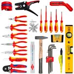 Knipex Werkzeugrucksack Modular X18 Elektro (schwarz, 22-teiliges Sortiment)