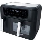 Steba Doppel-Heißluftfritteuse HF 9500 DUO (schwarz, 2.400 Watt, 2 Körbe 6 Liter + 3,5 Liter)