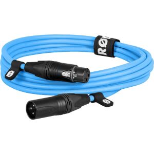 RODE Premium XLR-Kabel XLR3M-B blue (blau, 3 Meter)