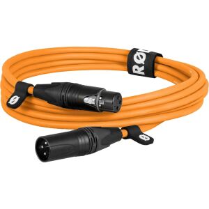 RODE Premium XLR-Kabel XLR3M-O orange (orange, 3 Meter)