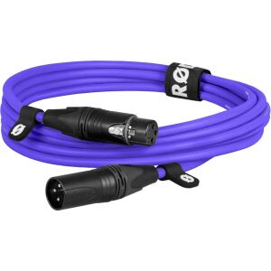 RODE Premium XLR-Kabel XLR3M-PU purple (lila, 3 Meter)