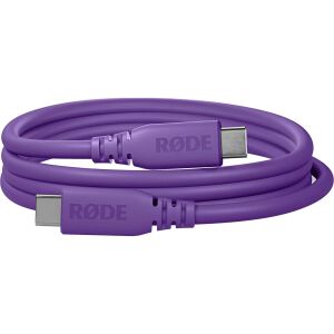 RODE USB 3.2 Gen1 Kabel SC27-PU purple, USB-C Stecker > USB-C Stecker (violett, 2 Meter, PD)