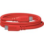 RODE USB 3.2 Gen1 Kabel SC27-R red, USB-C Stecker > USB-C Stecker (rot, 2 Meter, PD)