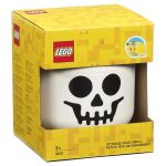 Room Copenhagen LEGO Storage Head "Skelett" mini (weiß/schwarz)