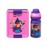 Room Copenhagen LEGO Lunch-Box Set Friends (lila/pink, 2-teilig, mit Trinkflasche)