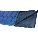 High Peak Deckenschlafsack Vagabond 300 (blau/dunkelblau, mit Kapuze)