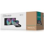 DeepCool LT240 Prozessor All-in-One-Flüssigkeitskühler 12 cm Schwarz 1 Stück(e)