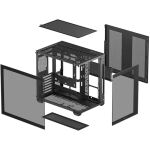 Deepcool CG530  (schwarz, Tempered Glass x 2)