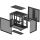 Deepcool CG530  (schwarz, Tempered Glass x 2)