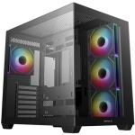 Deepcool CG530 4F  (schwarz, Tempered Glass x 2)