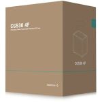 Deepcool CG530 4F  (schwarz, Tempered Glass x 2)