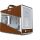 Montech Heritage 30 Pro (weiß/braun, Tempered Glass)