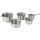WMF consumer electric Topf-Set Diadem Plus, 5-teilig (edelstahl)