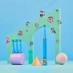 Happybrush ECO VIBE KIDS Paw Patrol + 3 Refills, Elektrische Zahnbürste (hellblau)
