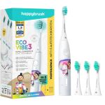 Happybrush ECO VIBE KIDS Agnes + 3 Refills, Elektrische Zahnbürste (weiß)