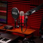 RODE NT1 Signature +XLR-Kabel+Desktop Studio Arm  (rot, Bundle)