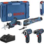 Bosch Power Tools Werkzeug-Set 12Volt 5-teilig, GOP + GSR...