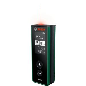 Bosch Power Tools Digitaler Laser-Entfernungsmesser Zamo Set (schwarz/grün, Reichweite 25m)