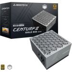 Montech CENTURY II 850 (silber, 1x 12-Pin High Power GPU, 4x PCIe, Kabelmanagement, 850 Watt)