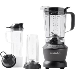 Nutribullet Combo Standmixer NBF500DG (dunkelgrau, 1.200 Watt, 1,8 Liter & 0,925 Liter & 0,7 Liter)