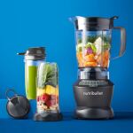 Nutribullet Combo Standmixer NBF500DG (dunkelgrau, 1.200 Watt, 1,8 Liter & 0,925 Liter & 0,7 Liter)