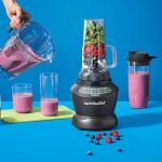 Nutribullet Combo Standmixer NBF500DG (dunkelgrau, 1.200 Watt, 1,8 Liter & 0,925 Liter & 0,7 Liter)