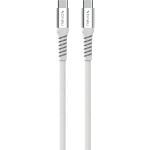 Nevox USB 2.0 Kabel, USB-C Stecker > USB-C Stecker 48V / 5A (weiß, 1 Meter, PD 3.1, Laden mit bis zu 240 Watt, magnetisch aufrollbar)