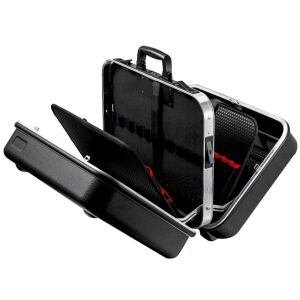 Knipex Werkzeugkoffer "BIG Twin" 00 21 42 LE (schwarz, Umlaufender Aluminiumrahmen)