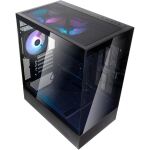 Silverstone Technology Lucid 04 (schwarz, Tempered Glass x 2)