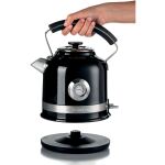Ariete Wasserkocher Moderna (schwarz, 2.000 Watt, 1,7 Liter)