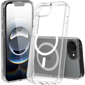 Nevox StyleShell SHOCKFlex (transparent, iPhone 17e/16e, kompatibel mit MagSafe)
