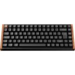 Keychron K2 HE (schwarz/holz, DE-Layout, Gateron Double-Rail Magnetic Nebula, Aluminiumrahmen)