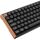 Keychron K2 HE (schwarz/holz, DE-Layout, Gateron Double-Rail Magnetic Nebula, Aluminiumrahmen)